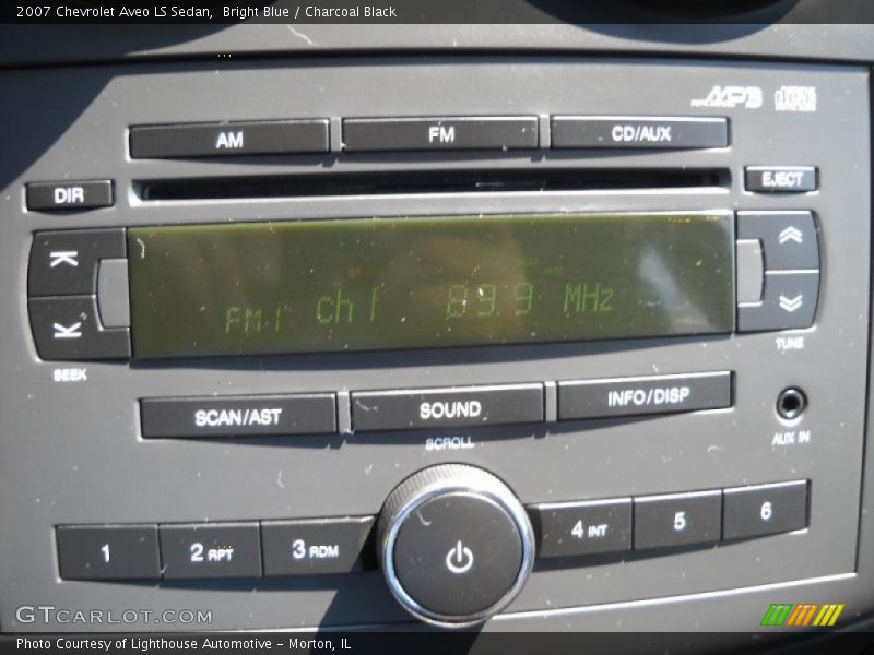 Bright Blue / Charcoal Black 2007 Chevrolet Aveo LS Sedan