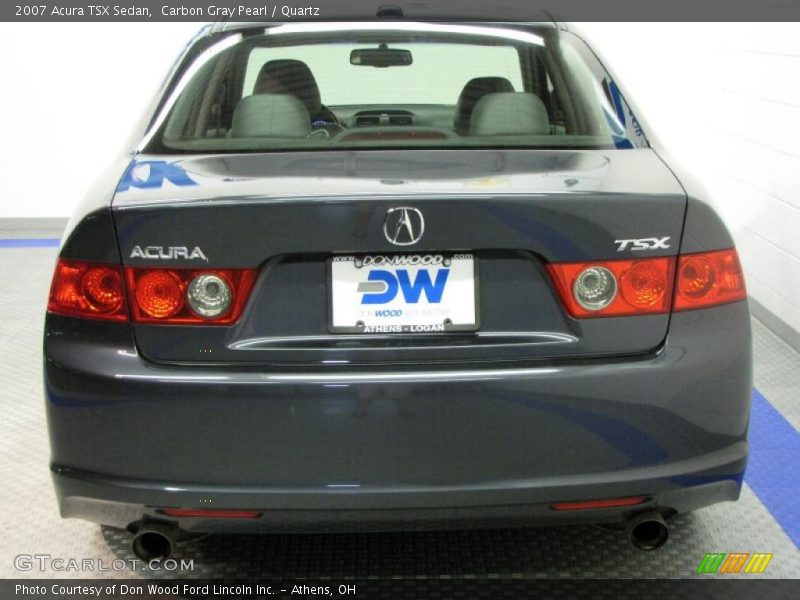 Carbon Gray Pearl / Quartz 2007 Acura TSX Sedan