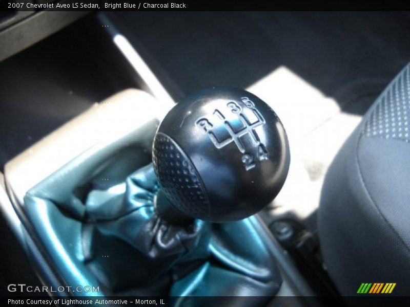 Bright Blue / Charcoal Black 2007 Chevrolet Aveo LS Sedan