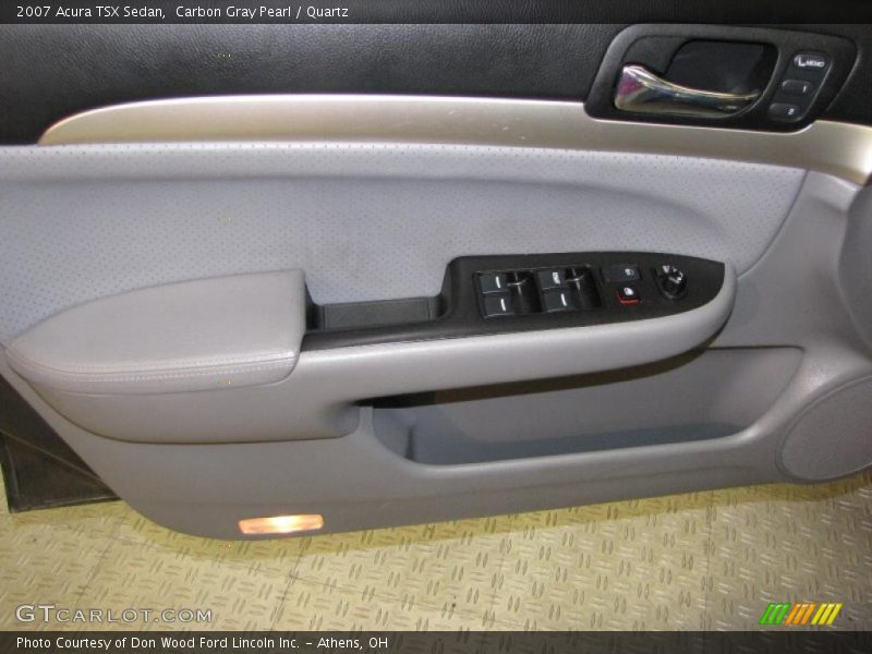 Carbon Gray Pearl / Quartz 2007 Acura TSX Sedan