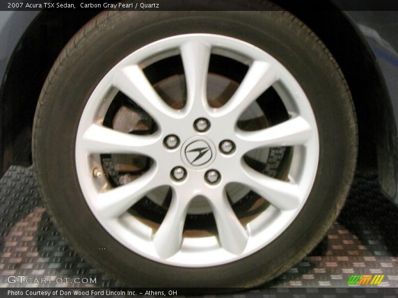 Carbon Gray Pearl / Quartz 2007 Acura TSX Sedan