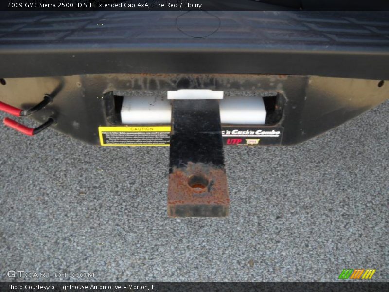 Fire Red / Ebony 2009 GMC Sierra 2500HD SLE Extended Cab 4x4
