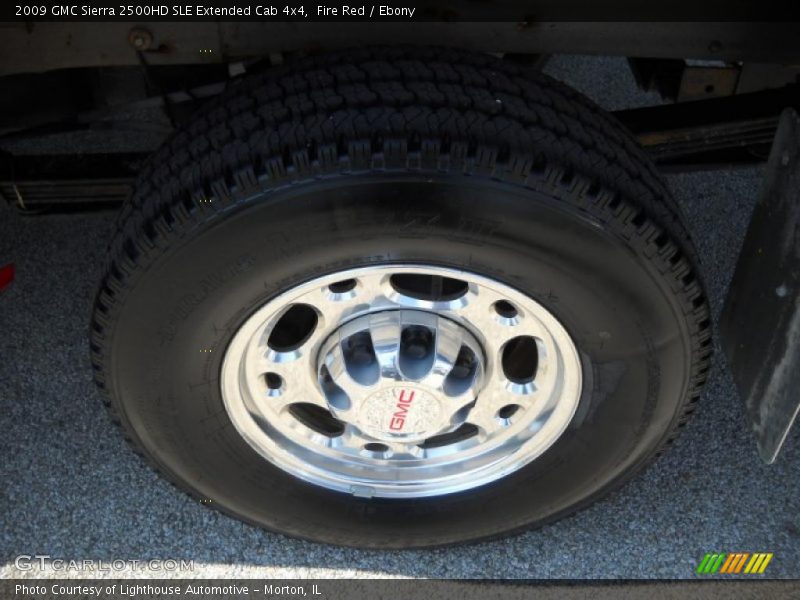 Fire Red / Ebony 2009 GMC Sierra 2500HD SLE Extended Cab 4x4
