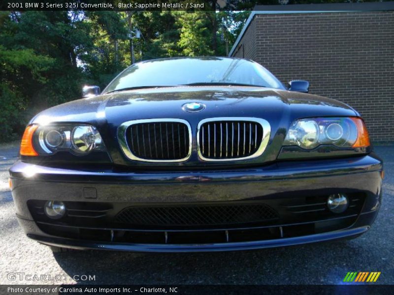 Black Sapphire Metallic / Sand 2001 BMW 3 Series 325i Convertible