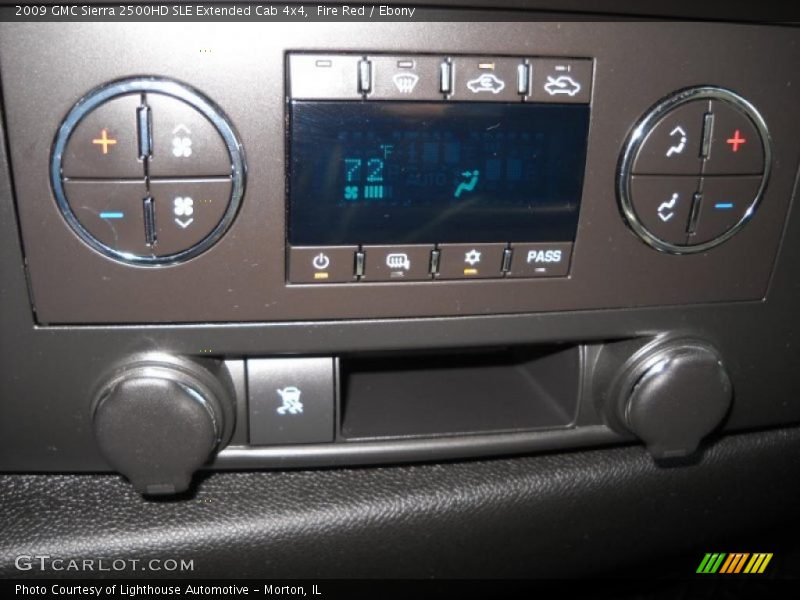 Fire Red / Ebony 2009 GMC Sierra 2500HD SLE Extended Cab 4x4