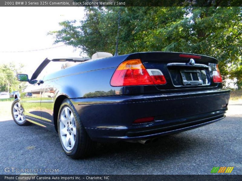 Black Sapphire Metallic / Sand 2001 BMW 3 Series 325i Convertible