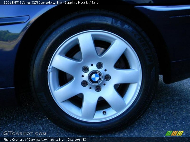 Black Sapphire Metallic / Sand 2001 BMW 3 Series 325i Convertible