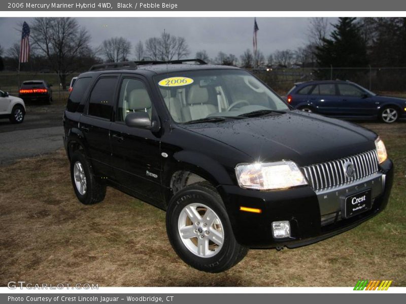 Black / Pebble Beige 2006 Mercury Mariner Hybrid 4WD