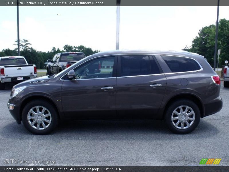 Cocoa Metallic / Cashmere/Cocoa 2011 Buick Enclave CXL