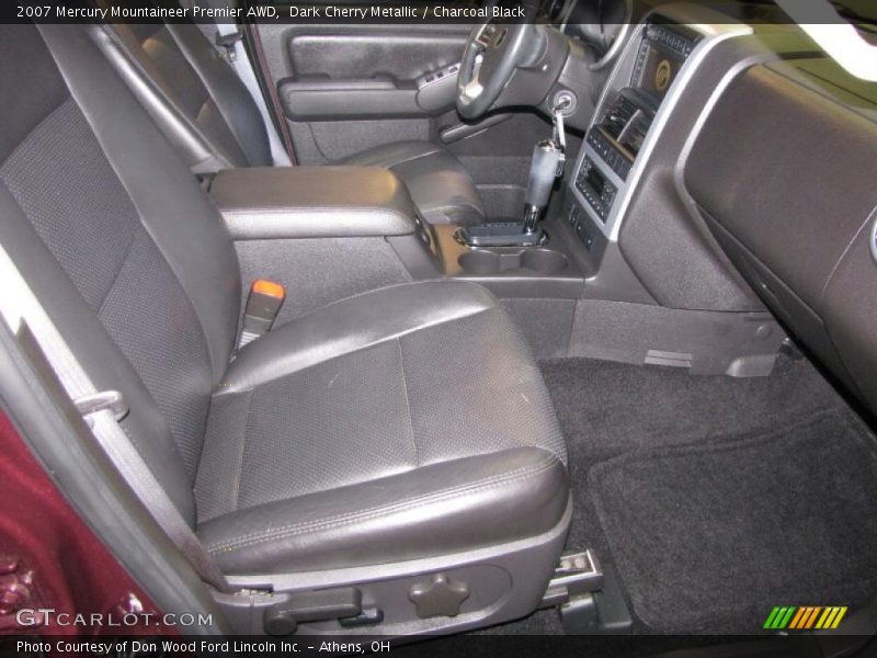 Dark Cherry Metallic / Charcoal Black 2007 Mercury Mountaineer Premier AWD