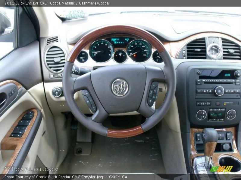 Cocoa Metallic / Cashmere/Cocoa 2011 Buick Enclave CXL
