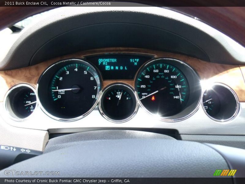 Cocoa Metallic / Cashmere/Cocoa 2011 Buick Enclave CXL