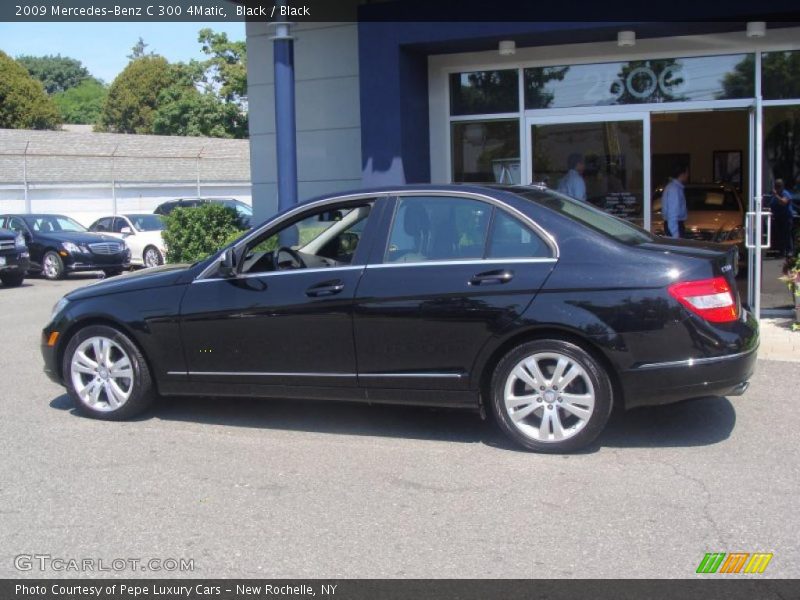 Black / Black 2009 Mercedes-Benz C 300 4Matic