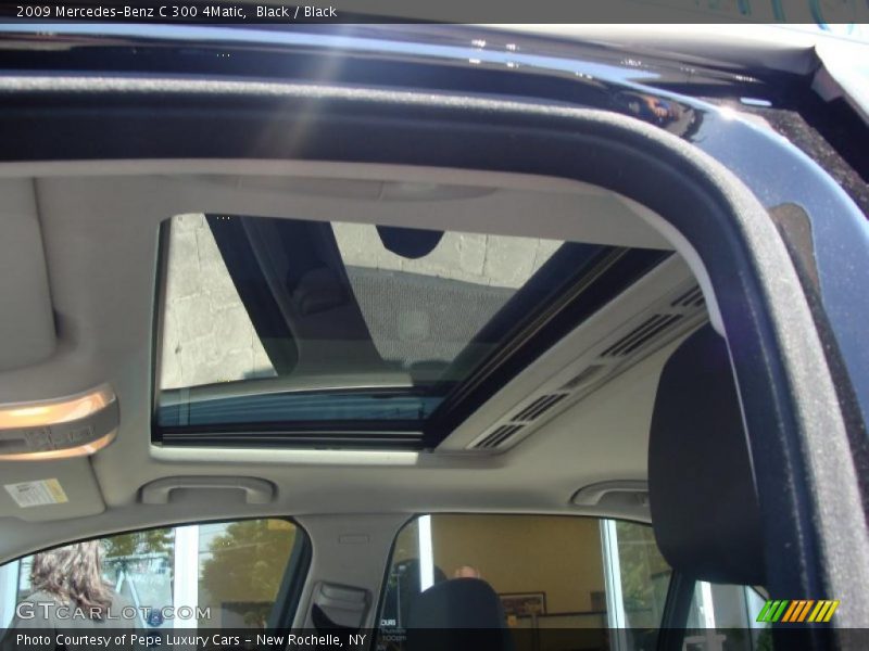 Black / Black 2009 Mercedes-Benz C 300 4Matic