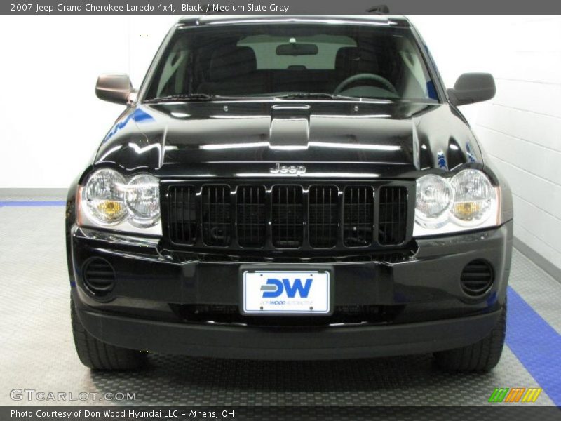 Black / Medium Slate Gray 2007 Jeep Grand Cherokee Laredo 4x4