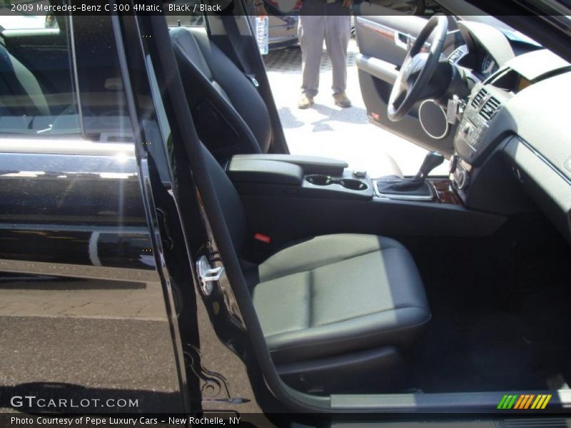 Black / Black 2009 Mercedes-Benz C 300 4Matic