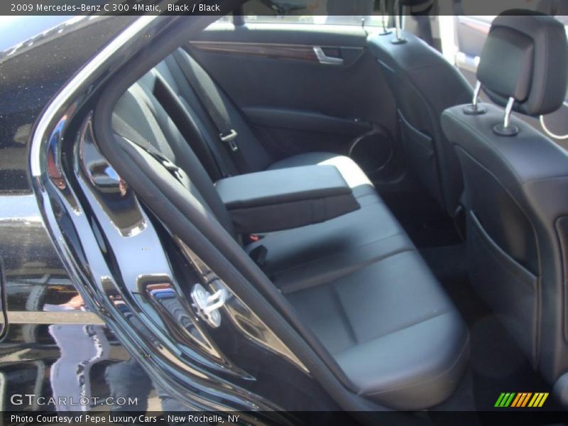 Black / Black 2009 Mercedes-Benz C 300 4Matic