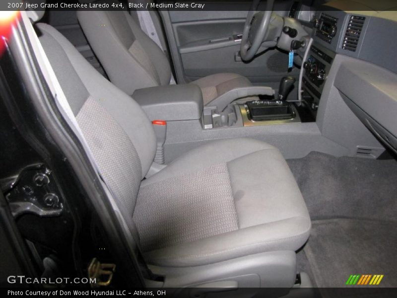 Black / Medium Slate Gray 2007 Jeep Grand Cherokee Laredo 4x4