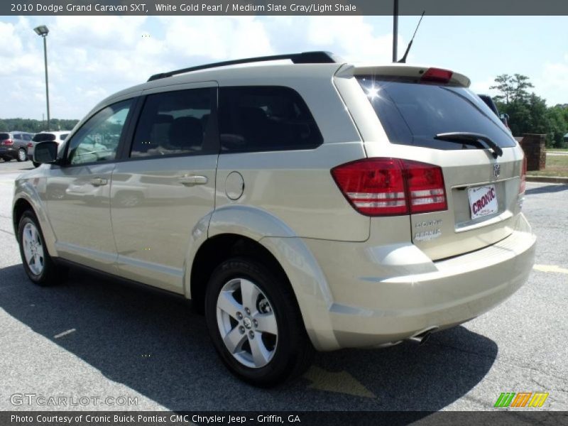 White Gold Pearl / Medium Slate Gray/Light Shale 2010 Dodge Grand Caravan SXT