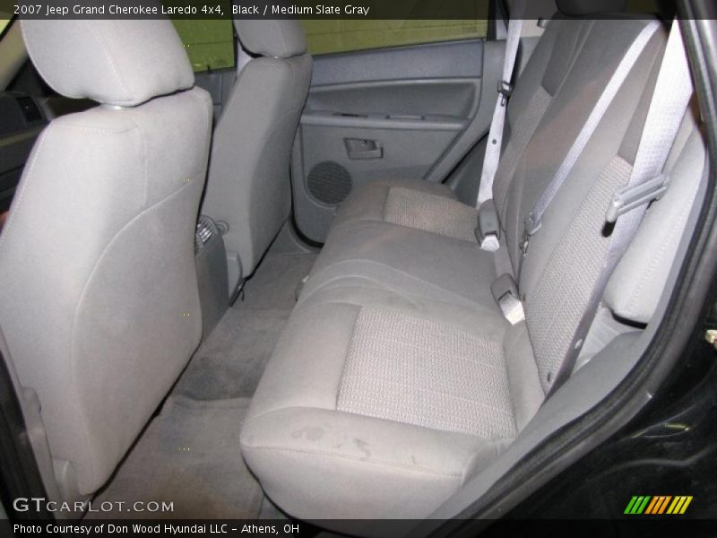Black / Medium Slate Gray 2007 Jeep Grand Cherokee Laredo 4x4