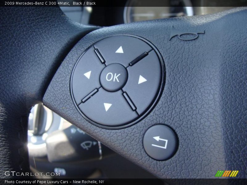 Black / Black 2009 Mercedes-Benz C 300 4Matic