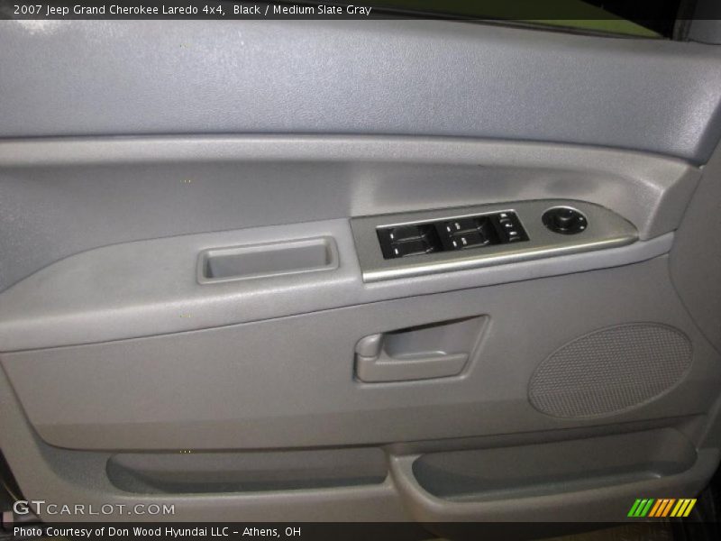 Black / Medium Slate Gray 2007 Jeep Grand Cherokee Laredo 4x4