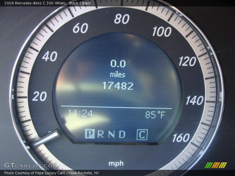 Black / Black 2009 Mercedes-Benz C 300 4Matic