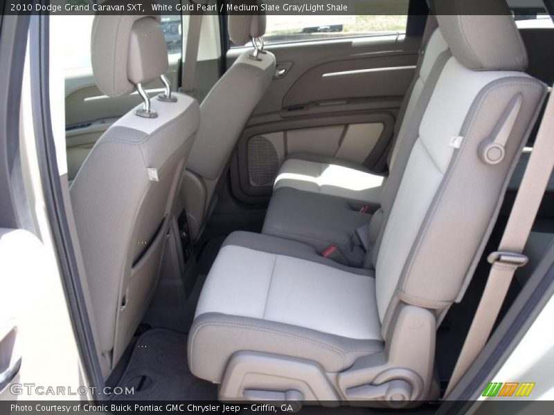 White Gold Pearl / Medium Slate Gray/Light Shale 2010 Dodge Grand Caravan SXT