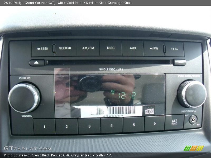 White Gold Pearl / Medium Slate Gray/Light Shale 2010 Dodge Grand Caravan SXT