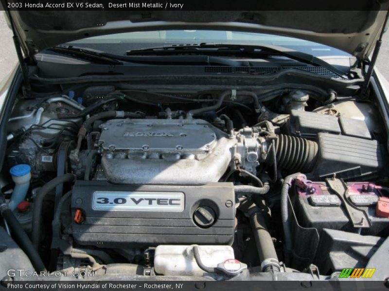 Desert Mist Metallic / Ivory 2003 Honda Accord EX V6 Sedan