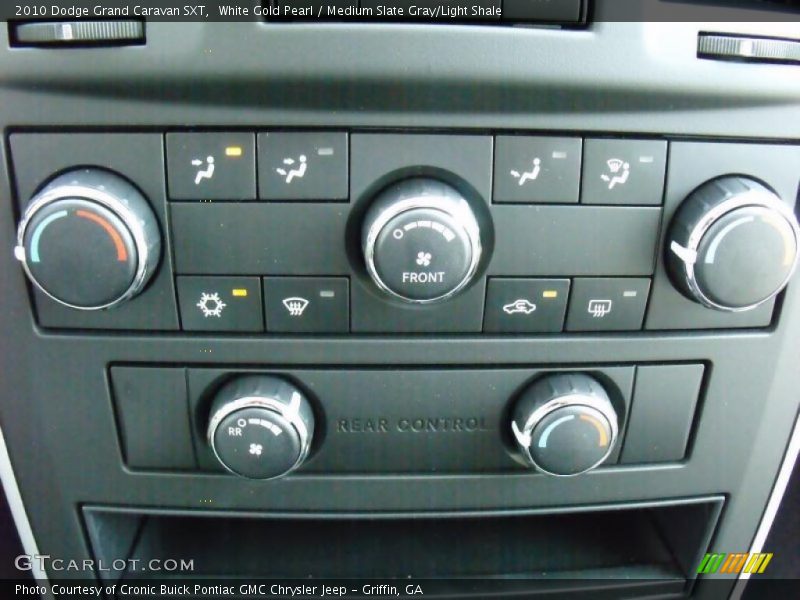 White Gold Pearl / Medium Slate Gray/Light Shale 2010 Dodge Grand Caravan SXT