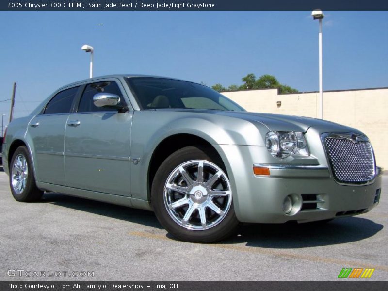 Satin Jade Pearl / Deep Jade/Light Graystone 2005 Chrysler 300 C HEMI