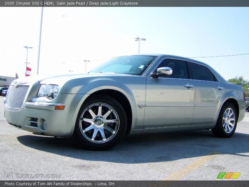 Satin Jade Pearl / Deep Jade/Light Graystone 2005 Chrysler 300 C HEMI