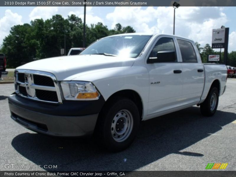 Stone White / Dark Slate/Medium Graystone 2010 Dodge Ram 1500 ST Crew Cab