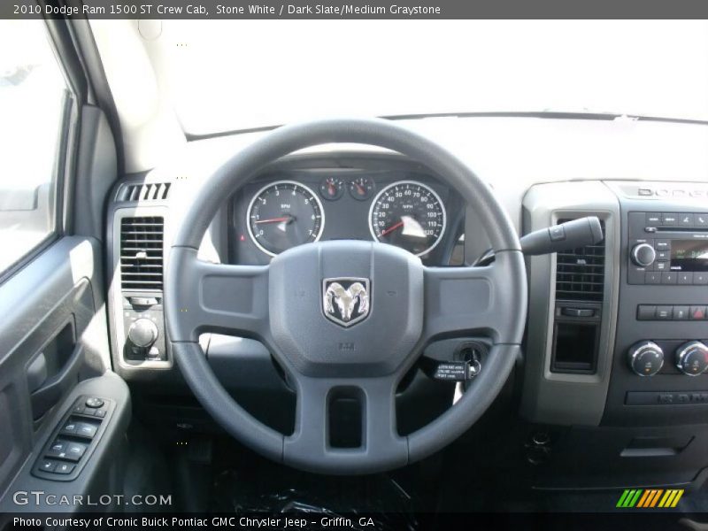 Stone White / Dark Slate/Medium Graystone 2010 Dodge Ram 1500 ST Crew Cab
