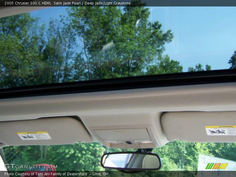Satin Jade Pearl / Deep Jade/Light Graystone 2005 Chrysler 300 C HEMI