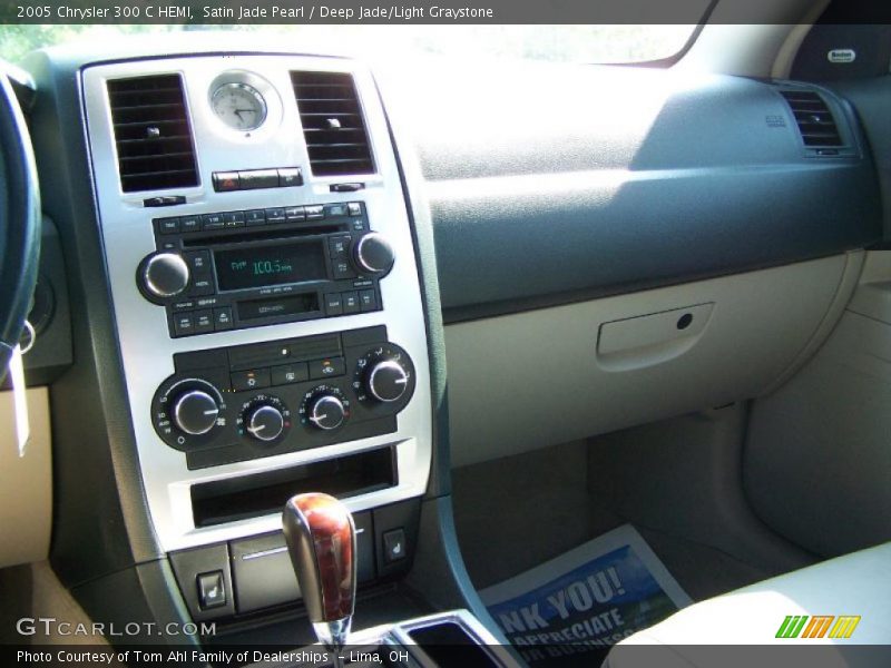 Satin Jade Pearl / Deep Jade/Light Graystone 2005 Chrysler 300 C HEMI