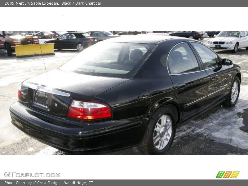 Black / Dark Charcoal 2005 Mercury Sable LS Sedan