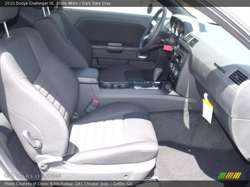 Stone White / Dark Slate Gray 2010 Dodge Challenger SE