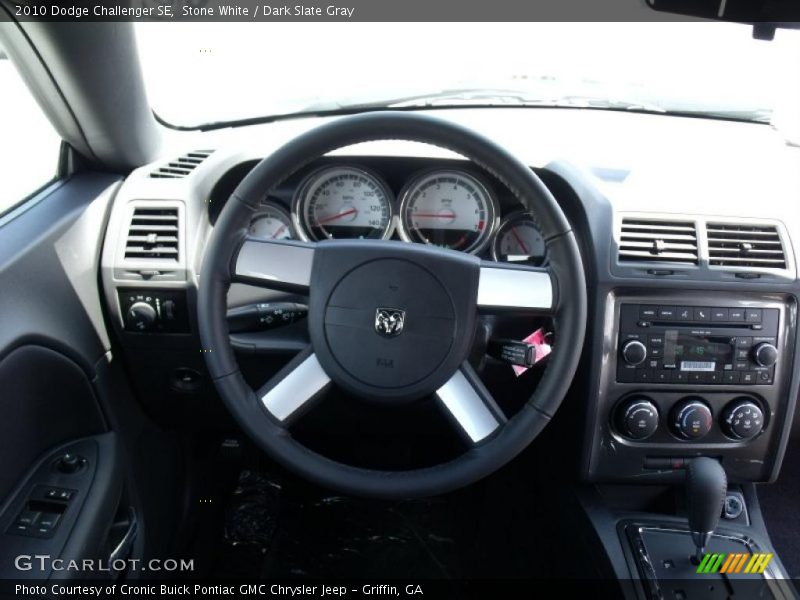 Stone White / Dark Slate Gray 2010 Dodge Challenger SE