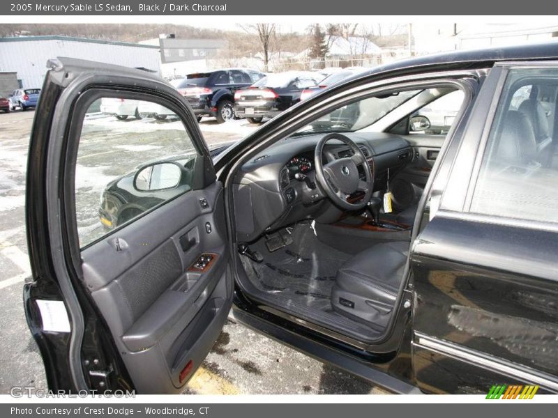 Black / Dark Charcoal 2005 Mercury Sable LS Sedan