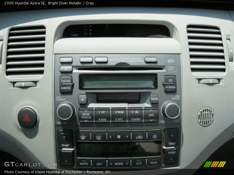 Bright Silver Metallic / Gray 2006 Hyundai Azera SE