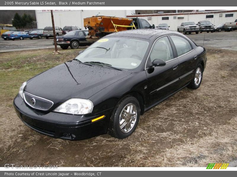 Black / Medium Parchment 2005 Mercury Sable LS Sedan