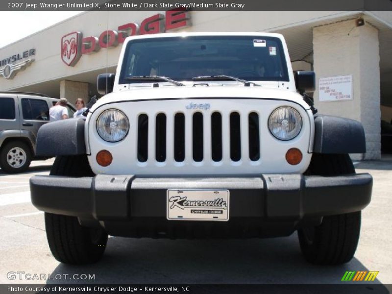 Stone White / Dark Slate Gray/Medium Slate Gray 2007 Jeep Wrangler Unlimited X