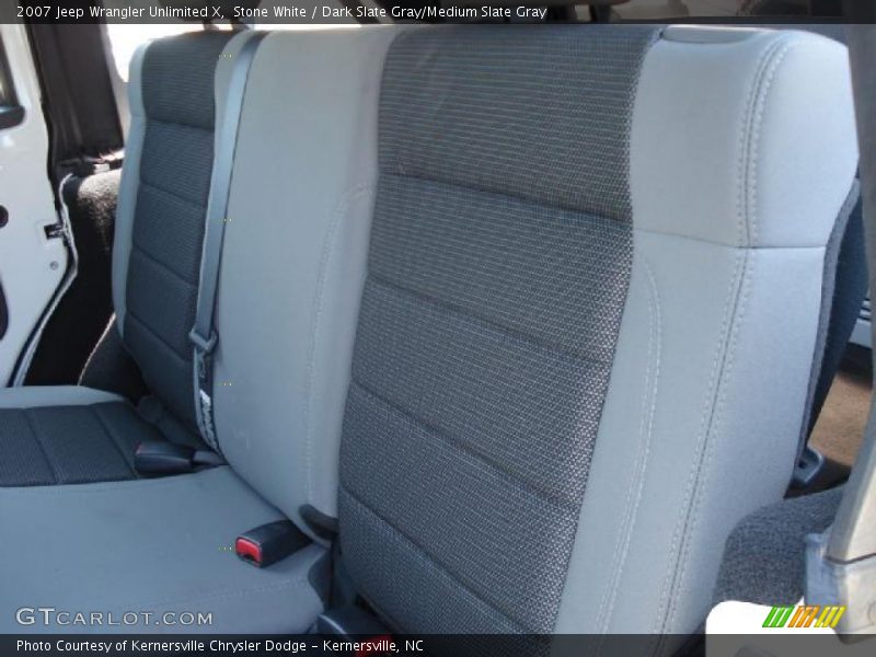 Stone White / Dark Slate Gray/Medium Slate Gray 2007 Jeep Wrangler Unlimited X
