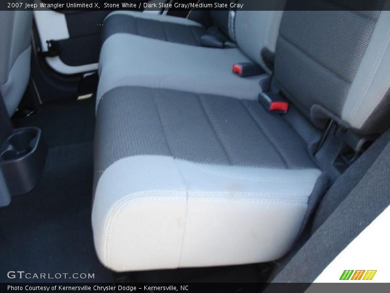 Stone White / Dark Slate Gray/Medium Slate Gray 2007 Jeep Wrangler Unlimited X