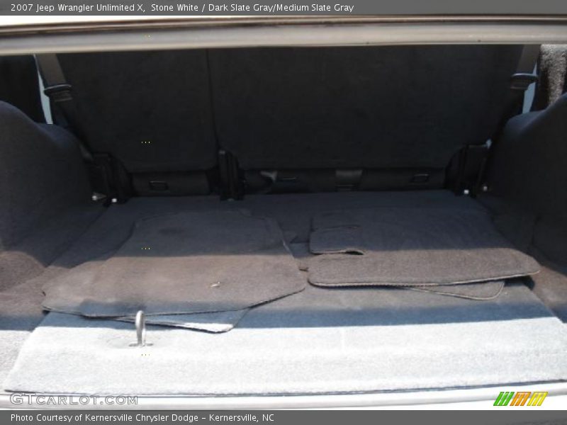 Stone White / Dark Slate Gray/Medium Slate Gray 2007 Jeep Wrangler Unlimited X