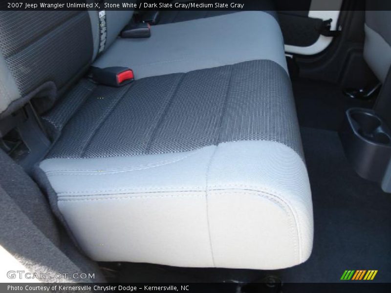 Stone White / Dark Slate Gray/Medium Slate Gray 2007 Jeep Wrangler Unlimited X