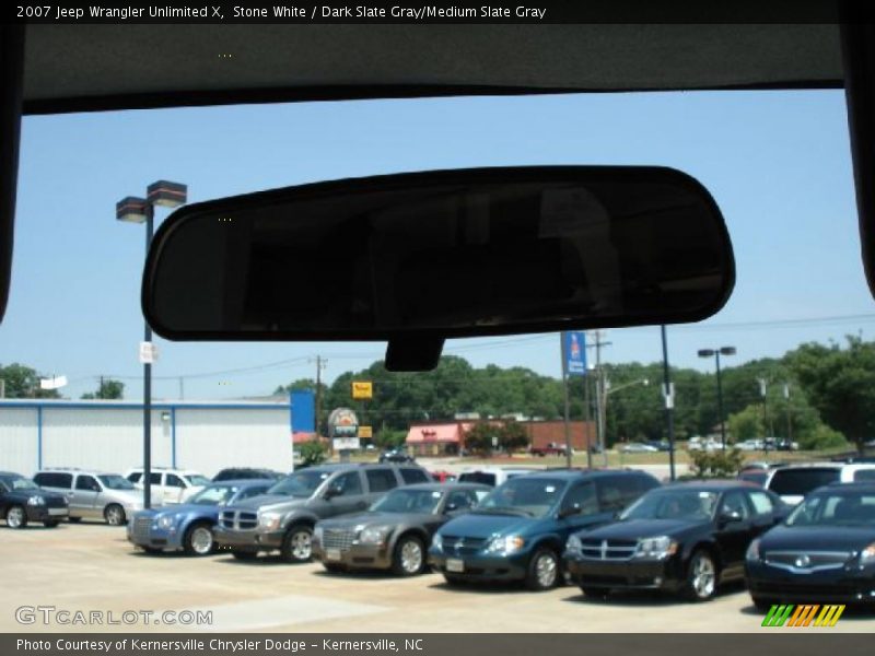 Stone White / Dark Slate Gray/Medium Slate Gray 2007 Jeep Wrangler Unlimited X
