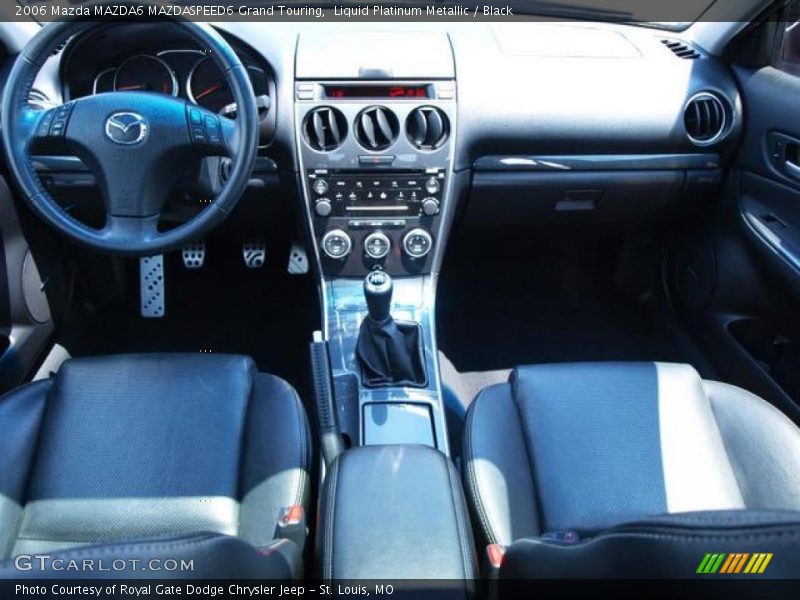 Liquid Platinum Metallic / Black 2006 Mazda MAZDA6 MAZDASPEED6 Grand Touring